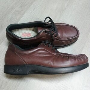 SAS Tripad Comfort Take Time Wine Burgandy Sz 9 Womans